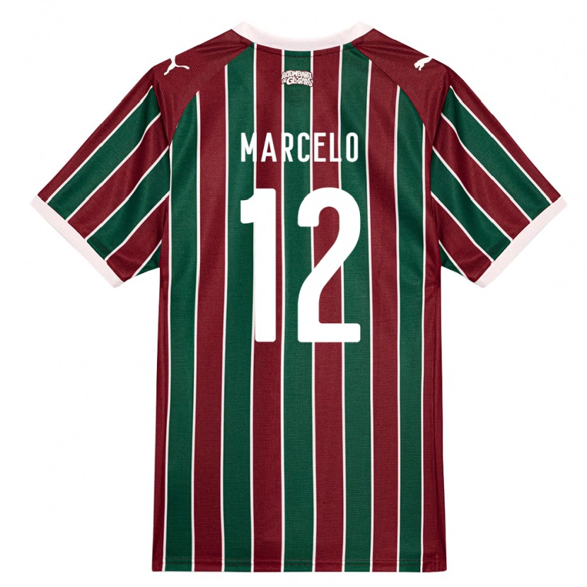 Danxen Homem Camisola Marcelo #12 Verde Borgonha Branco Principal 2026/27 Camisa