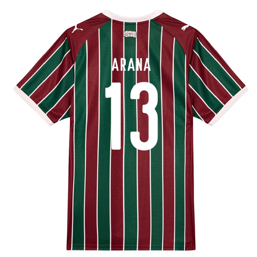 Danxen Homem Camisola Guilherme Arana #13 Verde Borgonha Branco Principal 2026/27 Camisa