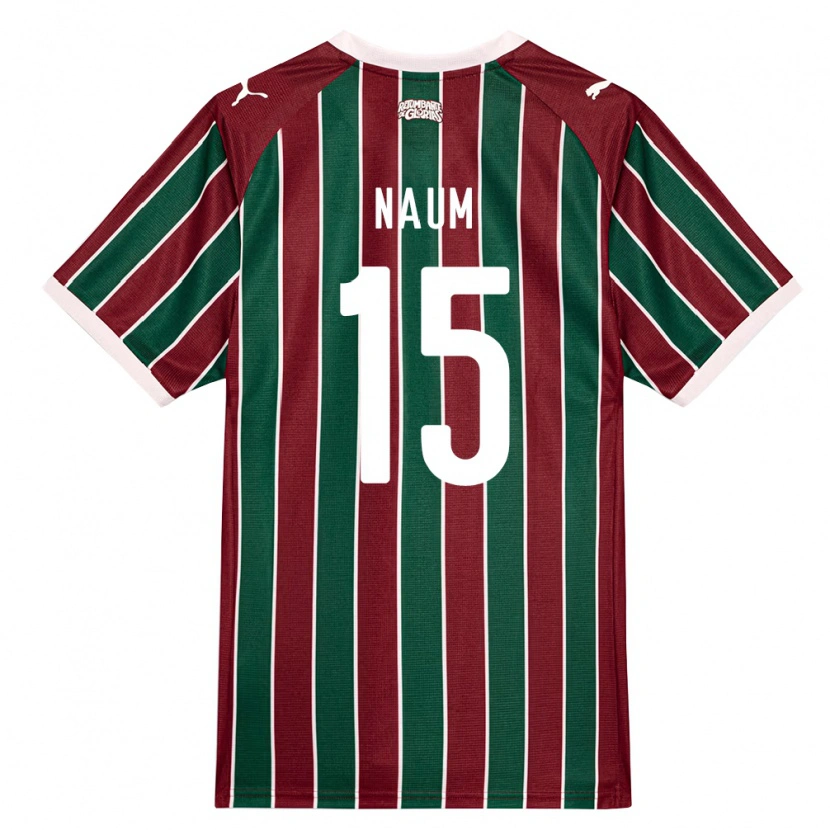 Danxen Homem Camisola Jonas Naum #15 Verde Borgonha Branco Principal 2026/27 Camisa