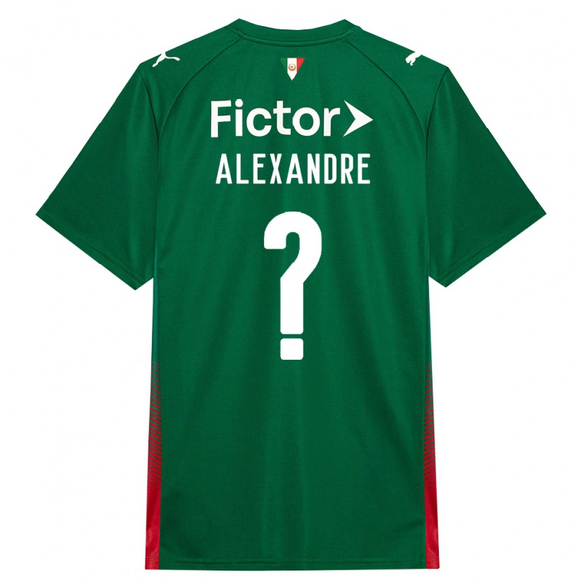 Danxen Homem Camisola Alexandre Gabini Costa #0 Verde Vermelho Branco Principal 2026/27 Camisa