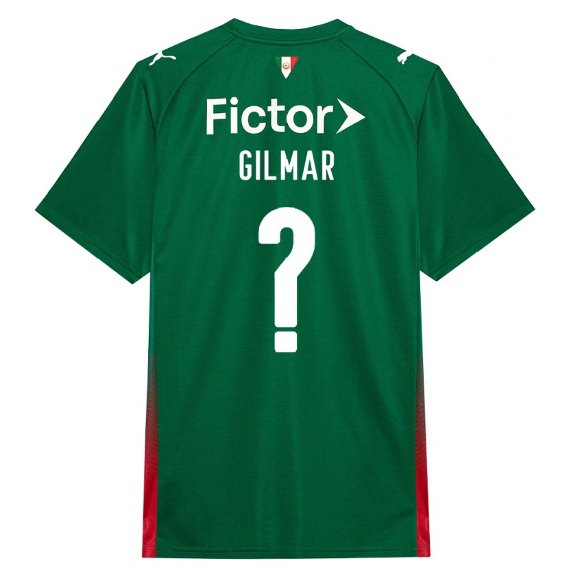 Danxen Homem Camisola Gilmar #0 Verde Vermelho Branco Principal 2026/27 Camisa