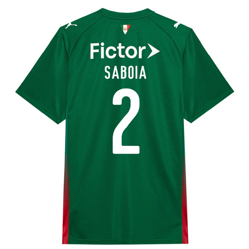Danxen Homem Camisola Luis Saboia #2 Verde Vermelho Branco Principal 2026/27 Camisa