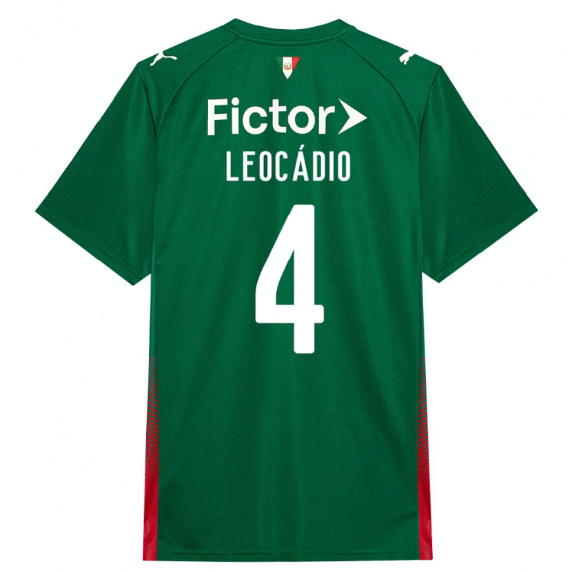 Danxen Homem Camisola Isaac Leocádio #4 Verde Vermelho Branco Principal 2026/27 Camisa