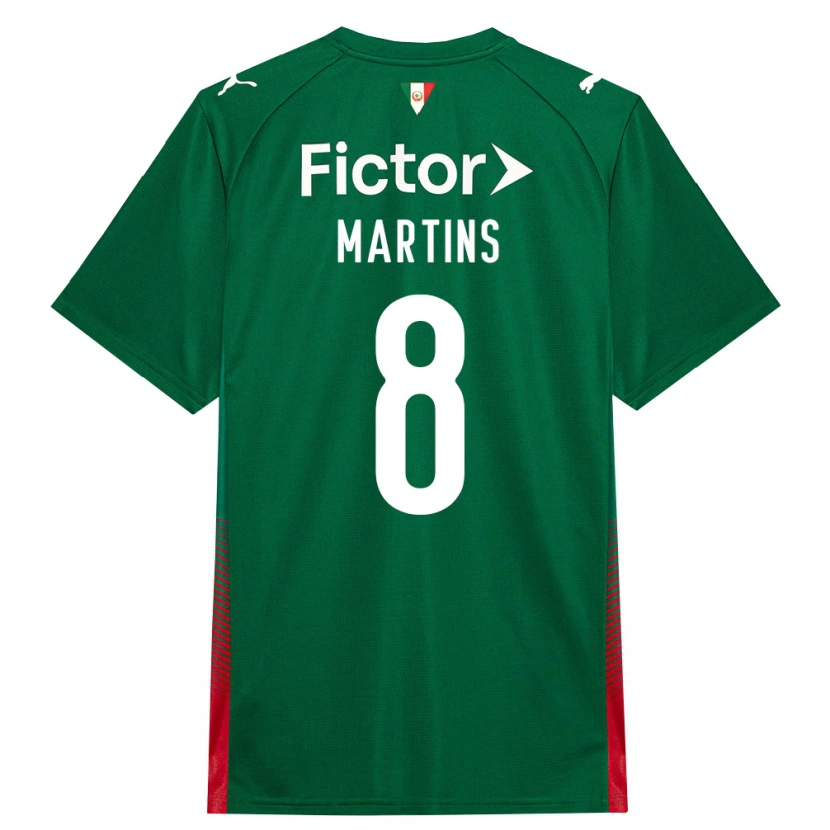 Danxen Homem Camisola Diany Martins #8 Verde Vermelho Branco Principal 2026/27 Camisa