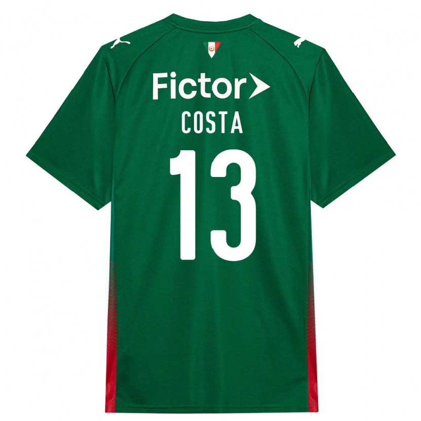 Danxen Homem Camisola Enzo Costa #13 Verde Vermelho Branco Principal 2026/27 Camisa