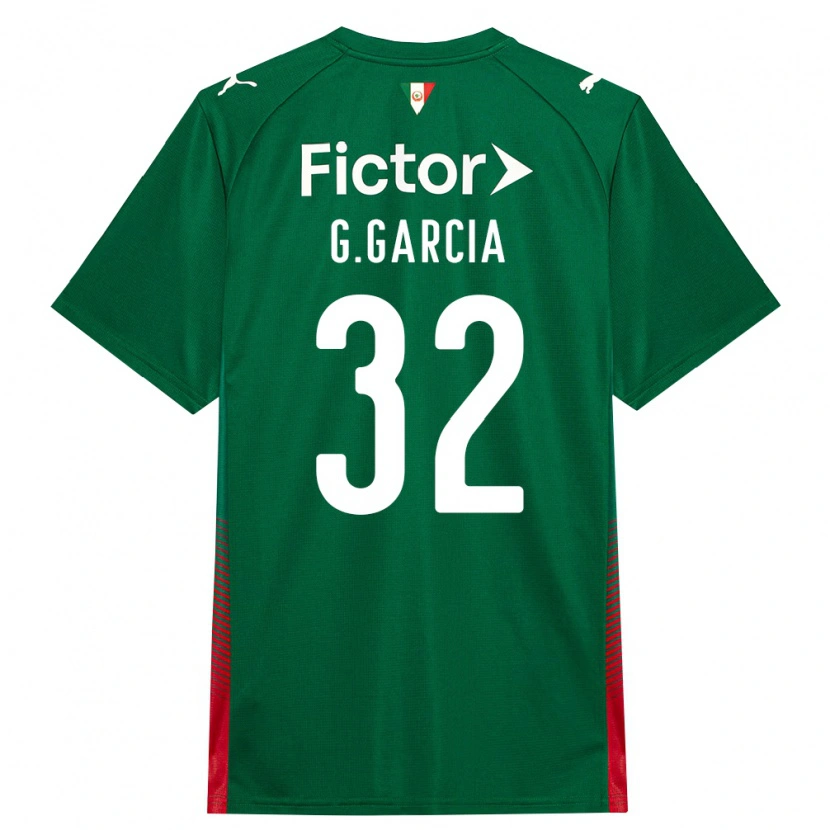 Danxen Homem Camisola Gustavo Garcia #32 Verde Vermelho Branco Principal 2026/27 Camisa