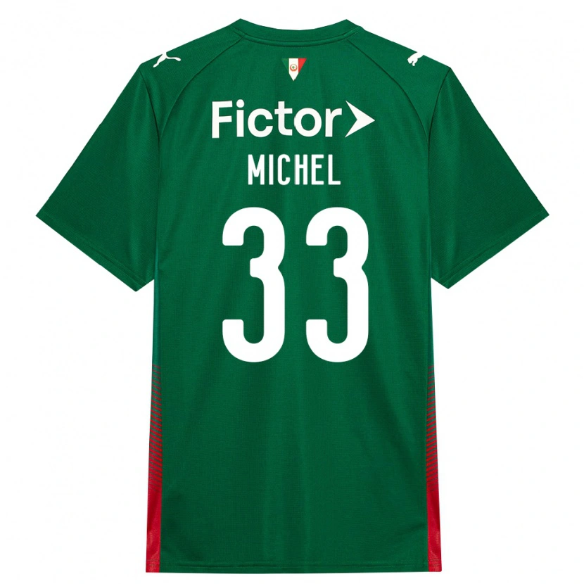 Danxen Homem Camisola Michel #33 Verde Vermelho Branco Principal 2026/27 Camisa