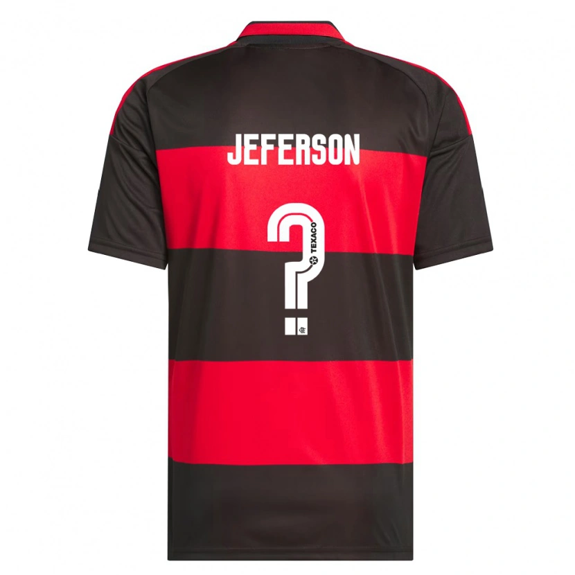 Danxen Homem Camisola Jeferson Pereira De Sousa #0 Vermelho Preto Branco Principal 2026/27 Camisa