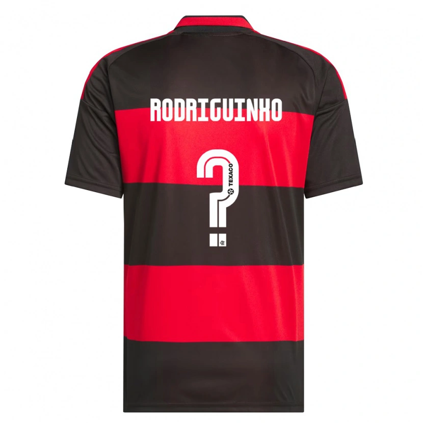 Danxen Homem Camisola Rodriguinho #0 Vermelho Preto Branco Principal 2026/27 Camisa