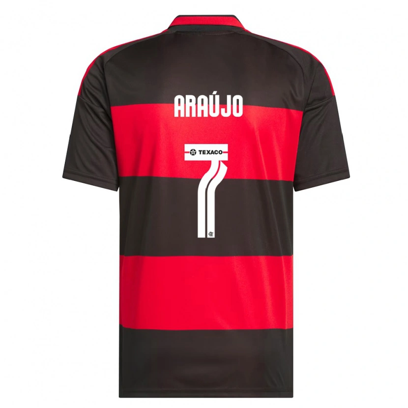Danxen Homem Camisola Luiz Araújo #7 Vermelho Preto Branco Principal 2026/27 Camisa