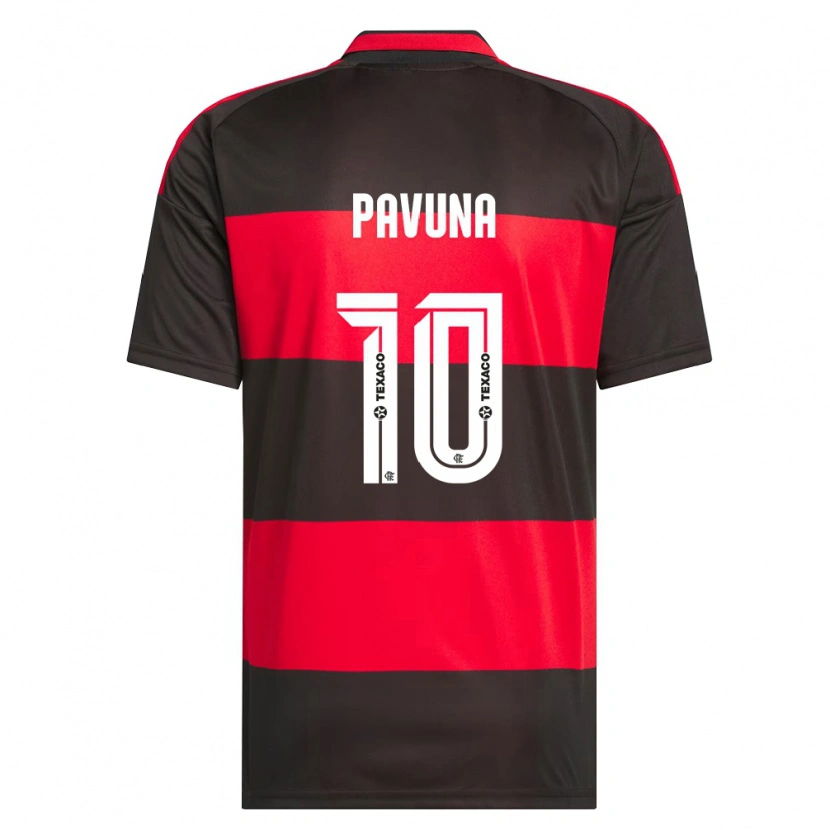 Danxen Homem Camisola Kauã Pavuna #10 Vermelho Preto Branco Principal 2026/27 Camisa