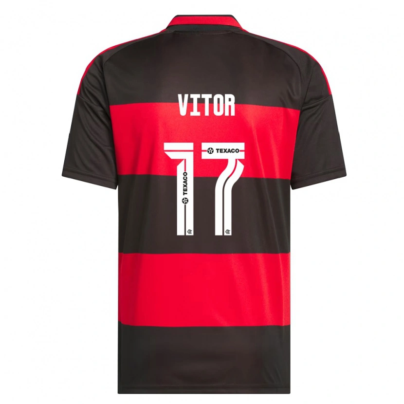 Danxen Homem Camisola João Vitor #17 Vermelho Preto Branco Principal 2026/27 Camisa