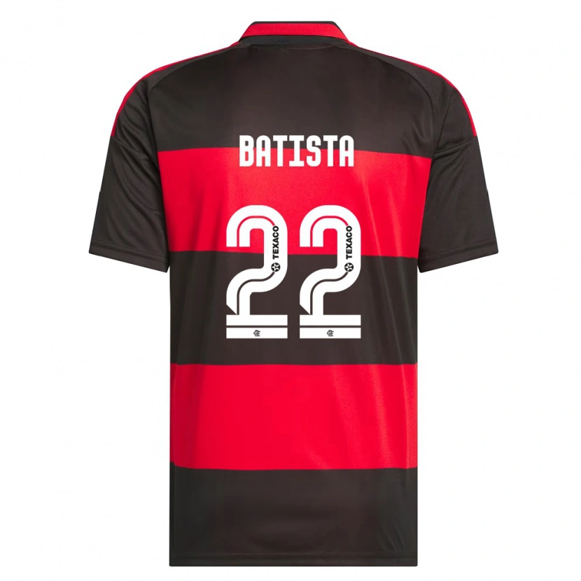 Danxen Homem Camisola Gabriel Batista #22 Vermelho Preto Branco Principal 2026/27 Camisa