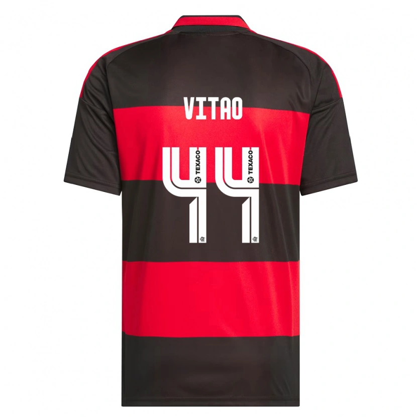 Danxen Homem Camisola Vitor Eduardo Da Silva Matos #44 Vermelho Preto Branco Principal 2026/27 Camisa
