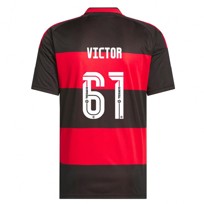 Danxen Homem Camisola João Souza #61 Vermelho Preto Branco Principal 2026/27 Camisa