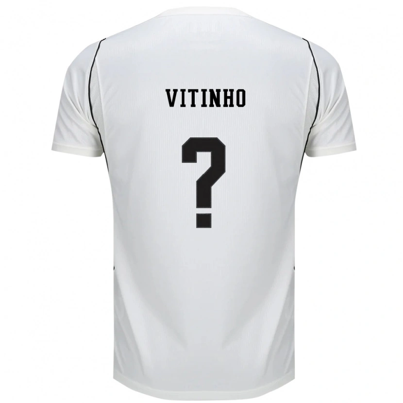 Danxen Homem Camisola Vitinho #0 Branco Preto Vermelho Principal 2026/27 Camisa