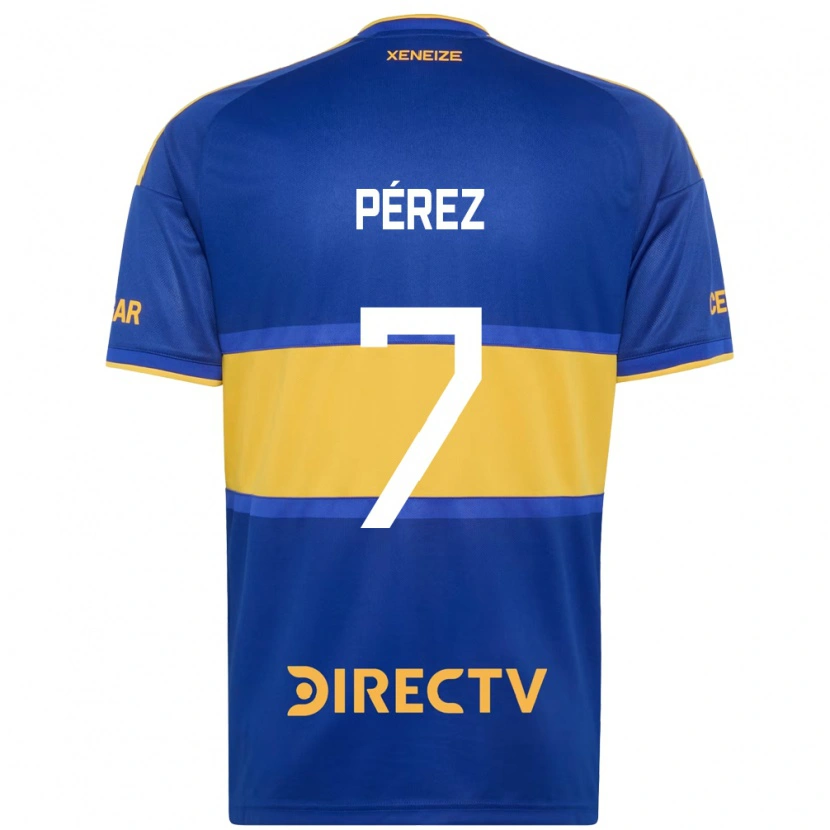 Danxen Homem Camisola Franco Pérez #7 Azul Real Amarelo Principal 2026/27 Camisa