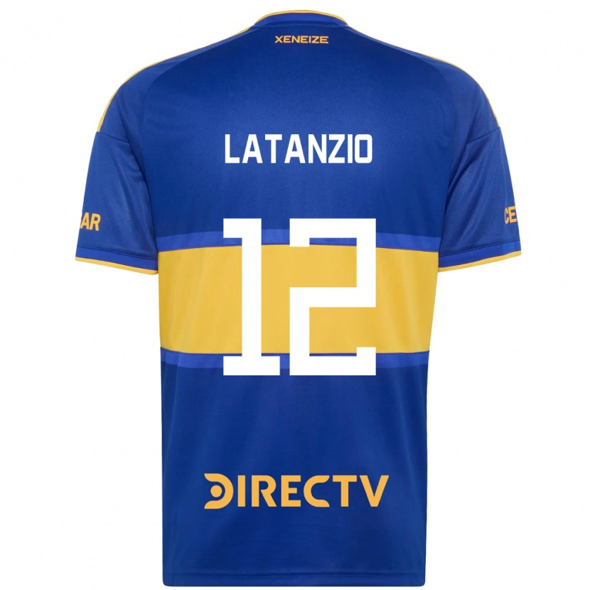 Danxen Homem Camisola Florencia Latanzio #12 Azul Real Amarelo Principal 2026/27 Camisa