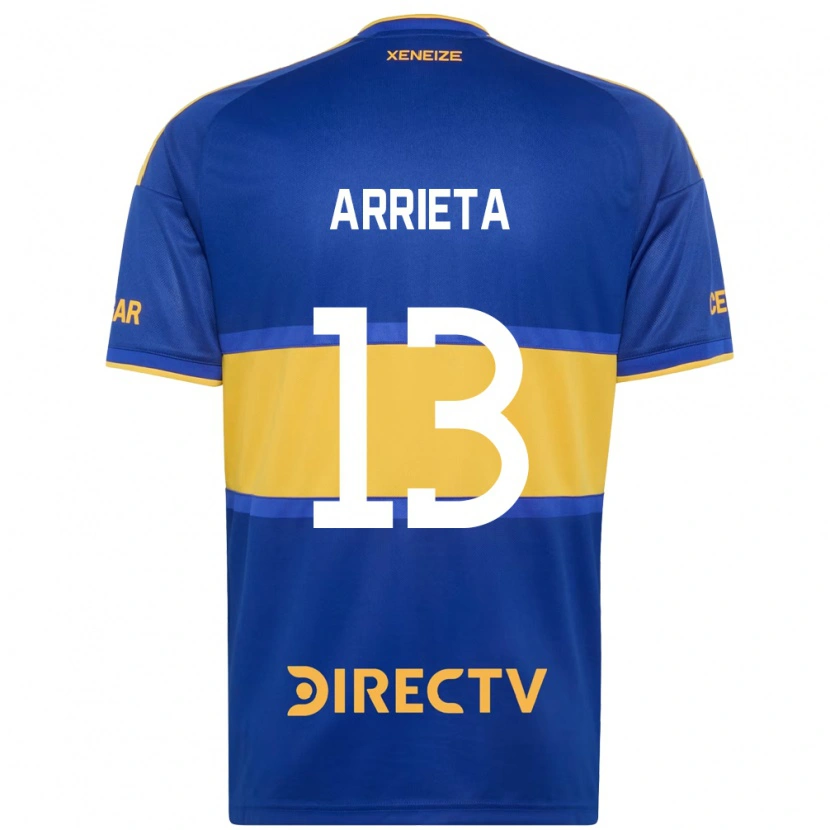 Danxen Homem Camisola Thomas Arrieta #13 Azul Real Amarelo Principal 2026/27 Camisa