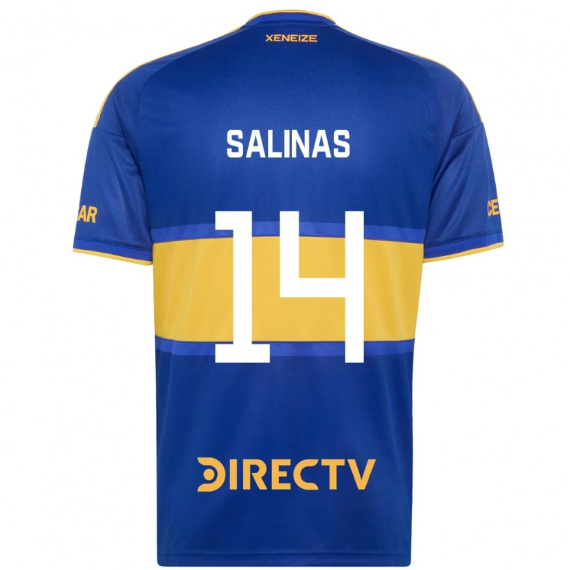 Danxen Homem Camisola Benjamin Salinas #14 Azul Real Amarelo Principal 2026/27 Camisa