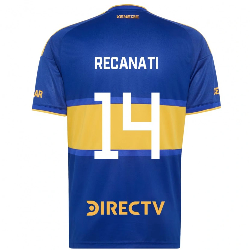 Danxen Homem Camisola Bianca Recanati #14 Azul Real Amarelo Principal 2026/27 Camisa