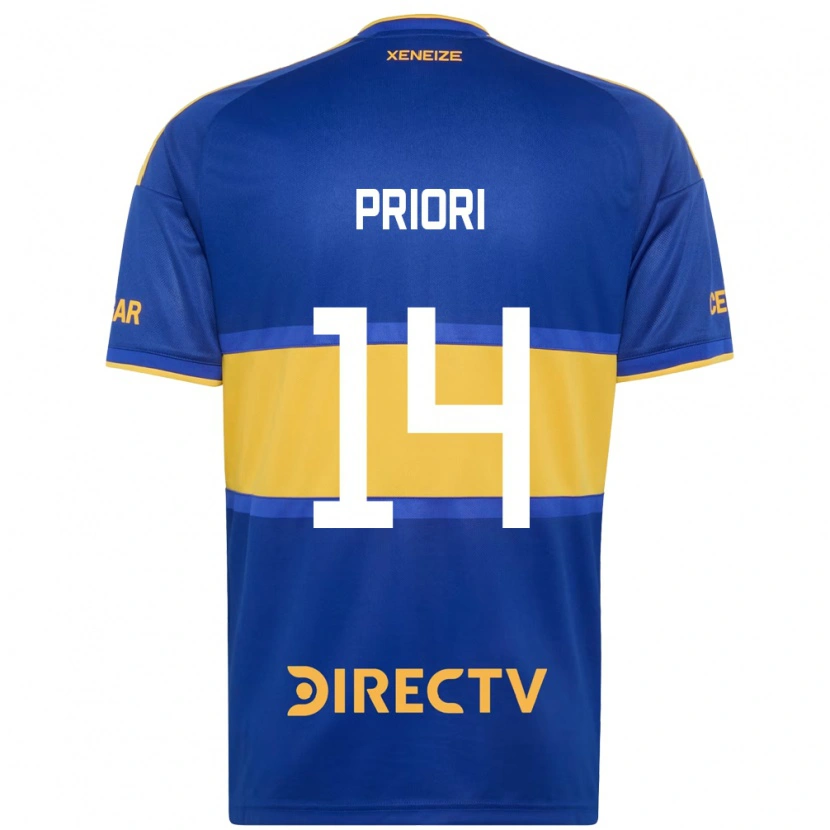 Danxen Homem Camisola Brisa Priori #14 Azul Real Amarelo Principal 2026/27 Camisa