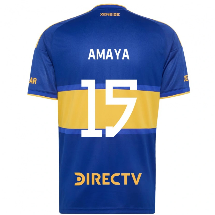 Danxen Homem Camisola Facundo Amaya #15 Azul Real Amarelo Principal 2026/27 Camisa