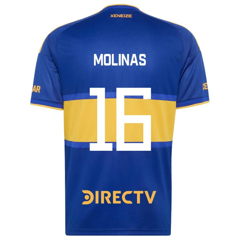 Danxen Homem Camisola Aaron Molinas #16 Azul Real Amarelo Principal 2026/27 Camisa
