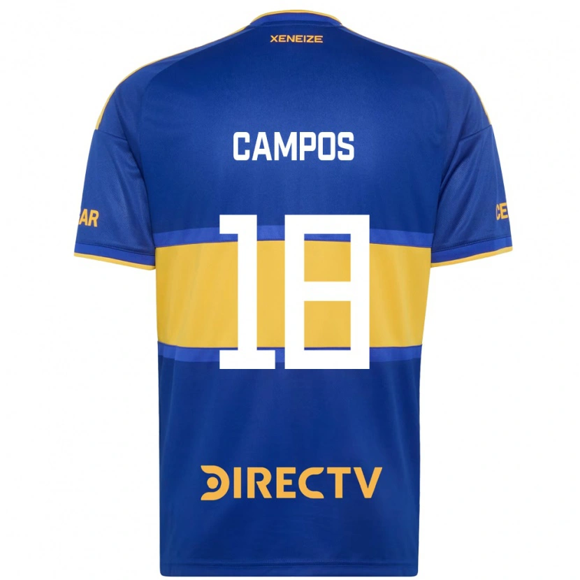Danxen Homem Camisola Brisa Campos #18 Azul Real Amarelo Principal 2026/27 Camisa