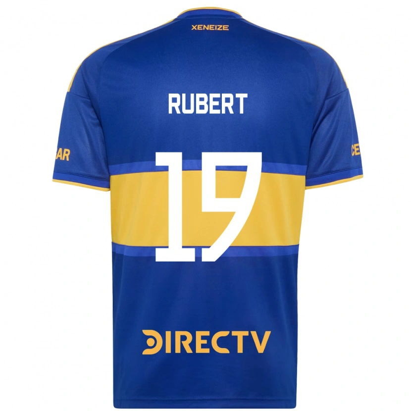 Danxen Homem Camisola Gonzalo Rubert #19 Azul Real Amarelo Principal 2026/27 Camisa