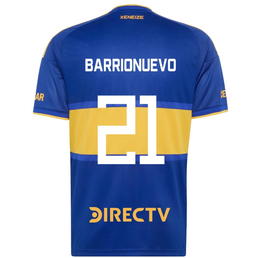 Danxen Homem Camisola Emiliano Barrionuevo #21 Azul Real Amarelo Principal 2026/27 Camisa