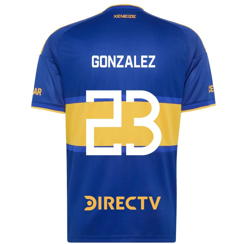 Danxen Homem Camisola Diego Gonzalez #23 Azul Real Amarelo Principal 2026/27 Camisa