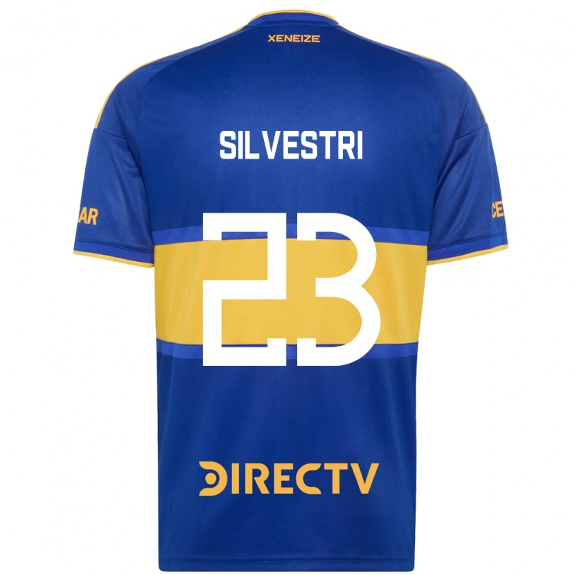 Danxen Homem Camisola Delfina Silvestri #23 Azul Real Amarelo Principal 2026/27 Camisa