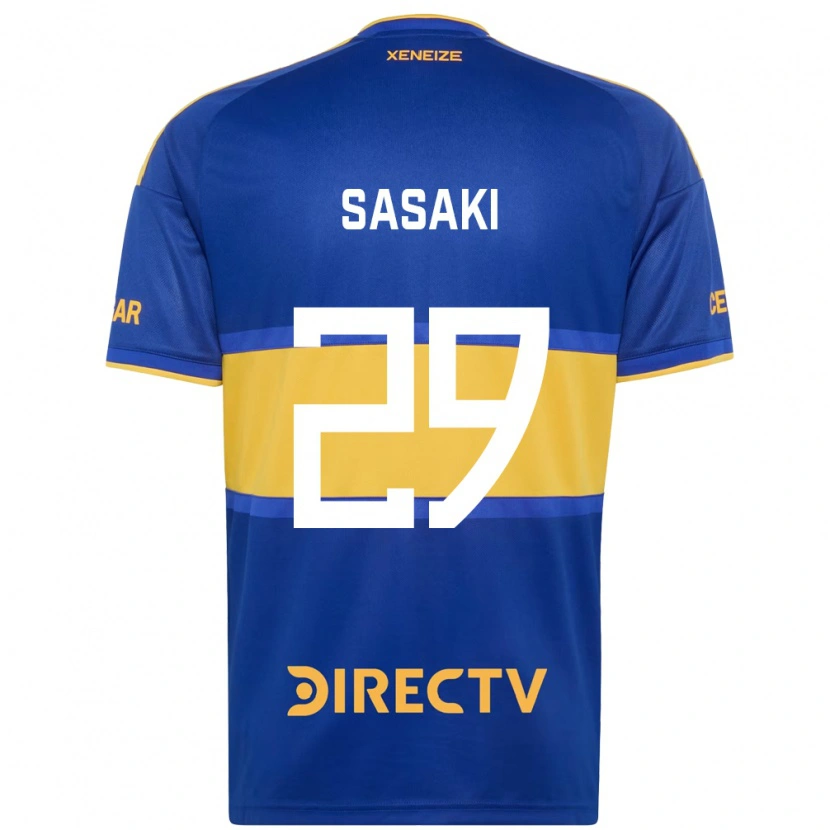 Danxen Homem Camisola Yuria Sasaki #29 Azul Real Amarelo Principal 2026/27 Camisa