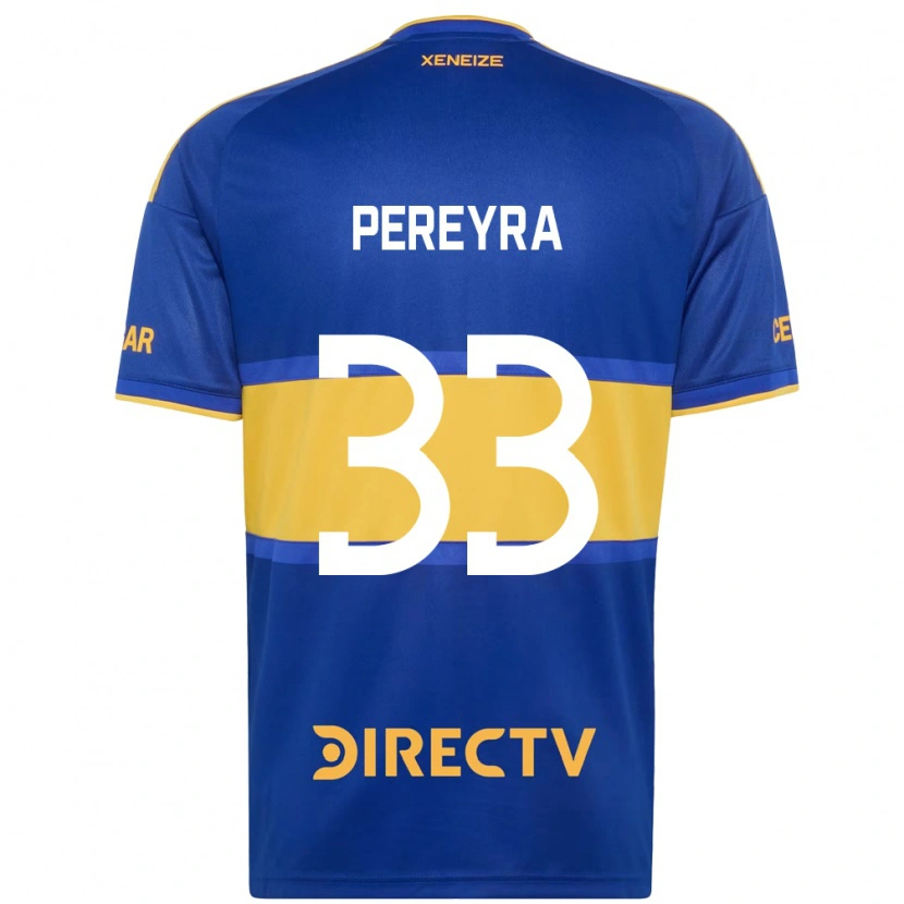 Danxen Homem Camisola Araceli Pereyra #33 Azul Real Amarelo Principal 2026/27 Camisa