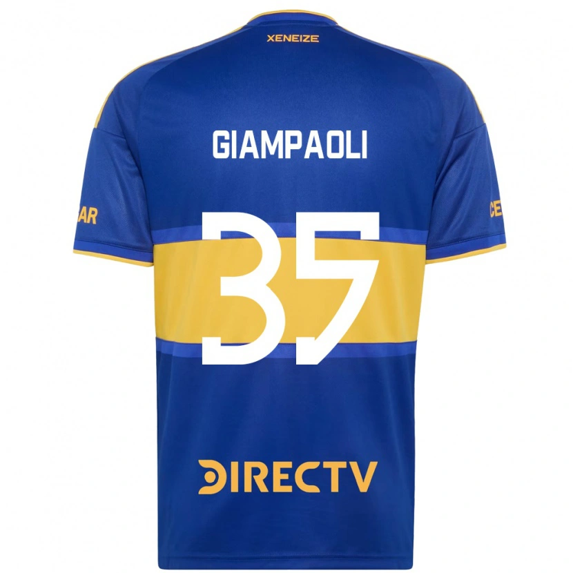 Danxen Homem Camisola Renzo Giampaoli #35 Azul Real Amarelo Principal 2026/27 Camisa