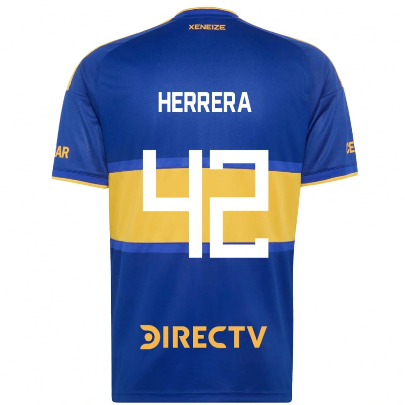 Danxen Homem Camisola Facundo Herrera #42 Azul Real Amarelo Principal 2026/27 Camisa