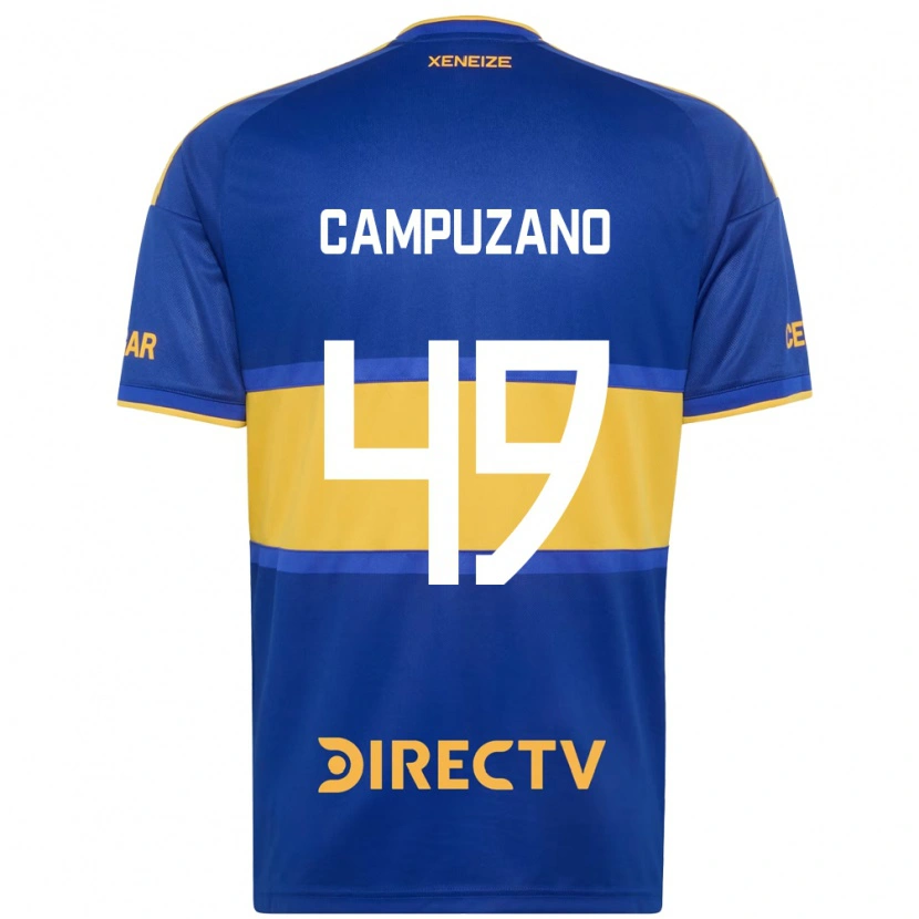 Danxen Homem Camisola Jorman Campuzano #49 Azul Real Amarelo Principal 2026/27 Camisa