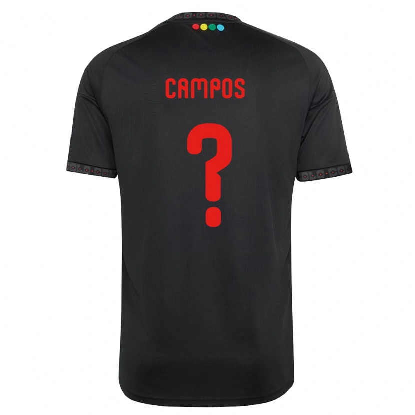 Danxen Homem Camisola Víctor Campos #0 Preto Vermelho Alternativa 2026/27 Camisa