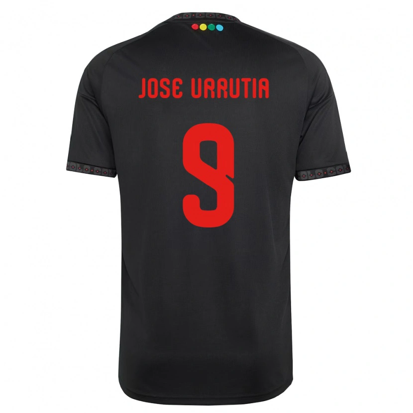 Danxen Homem Camisola María José Urrutia #9 Preto Vermelho Alternativa 2026/27 Camisa