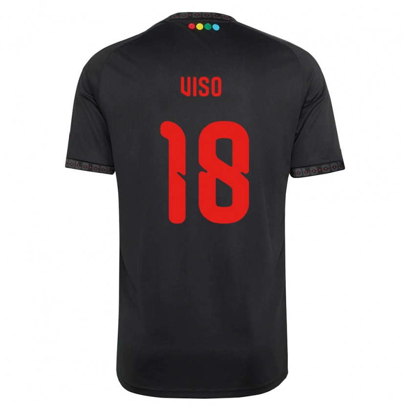Danxen Homem Camisola Ysaura Viso #18 Preto Vermelho Alternativa 2026/27 Camisa