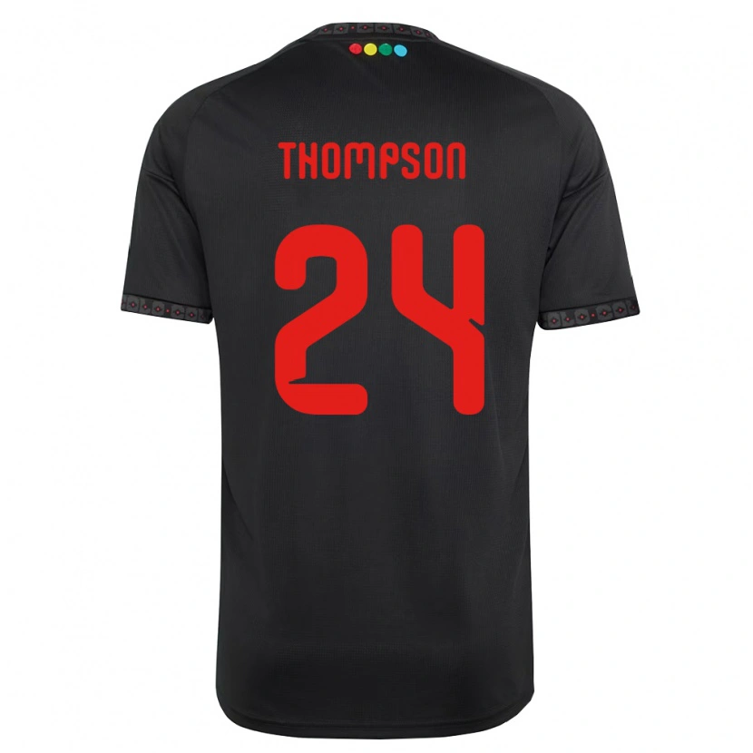 Danxen Homem Camisola Jordhy Thompson #24 Preto Vermelho Alternativa 2026/27 Camisa