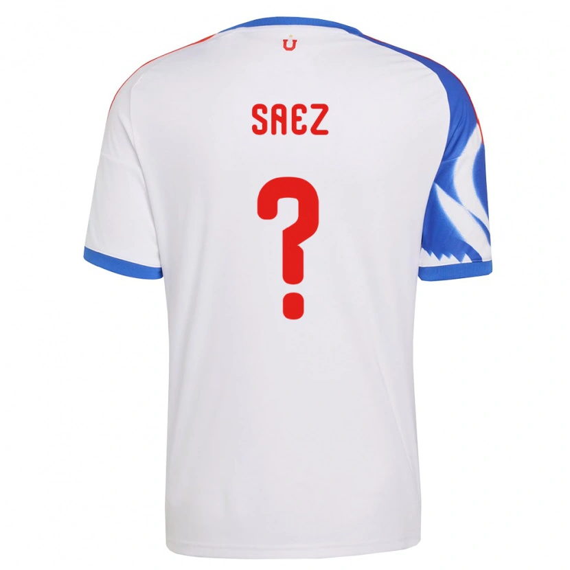 Danxen Homem Camisola Ignacio Sáez #0 Branco Azul Marinho Alternativa 2026/27 Camisa
