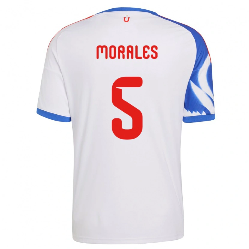 Danxen Homem Camisola Mariana Morales #5 Branco Azul Marinho Alternativa 2026/27 Camisa