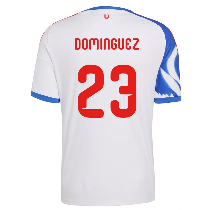 Danxen Homem Camisola Nery Dominguez #23 Branco Azul Marinho Alternativa 2026/27 Camisa