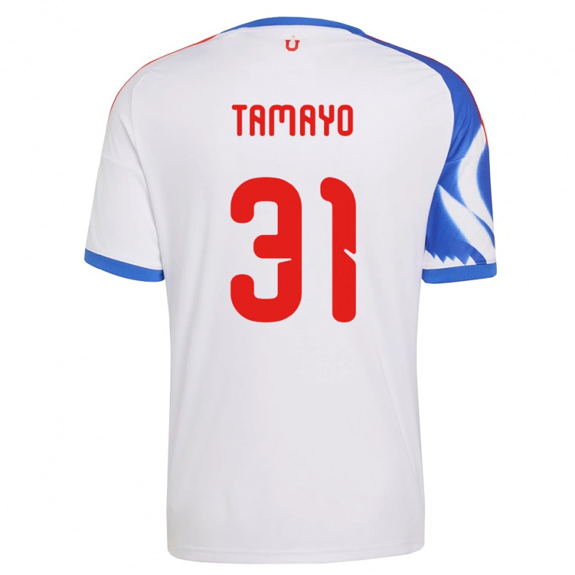 Danxen Homem Camisola Bianneider Tamayo #31 Branco Azul Marinho Alternativa 2026/27 Camisa