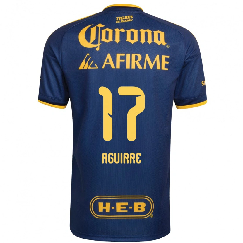 Danxen Homem Camisola Rodrigo Aguirre #17 Azul Real Amarelo Alternativa 2026/27 Camisa