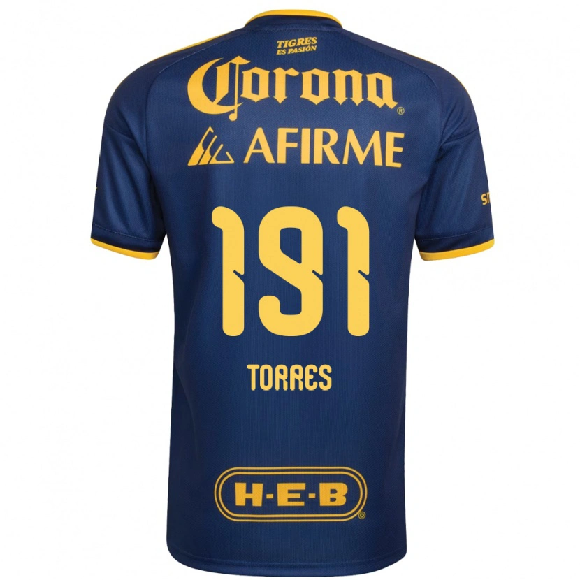 Danxen Homem Camisola Aldo Torres #191 Azul Real Amarelo Alternativa 2026/27 Camisa