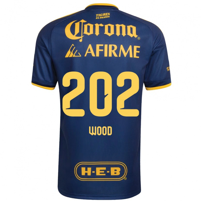 Danxen Homem Camisola Yael Wood #202 Azul Real Amarelo Alternativa 2026/27 Camisa