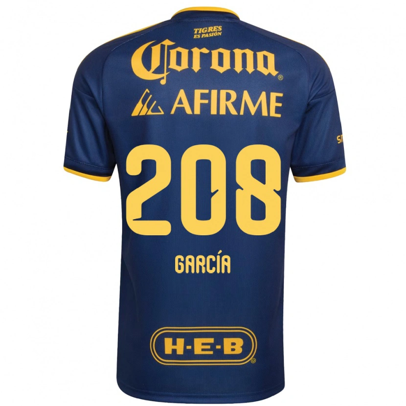 Danxen Homem Camisola Ángel García #208 Azul Real Amarelo Alternativa 2026/27 Camisa